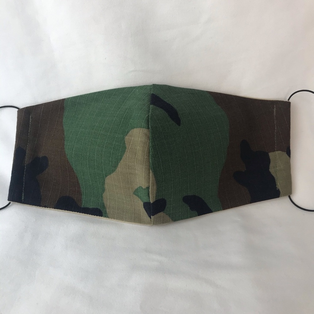 Adult Woodland Military Camouflage Face Mask